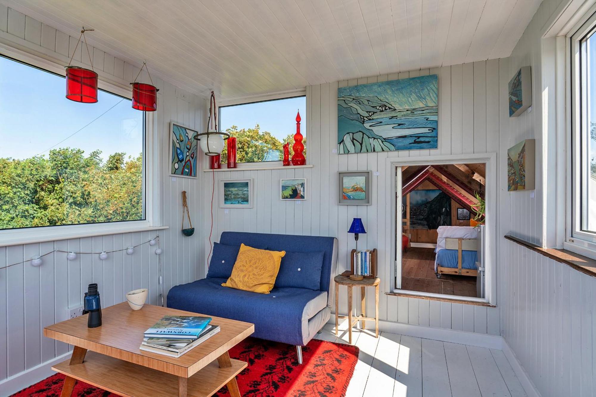 Finest Retreats - The Watchtower At Western Watch Lower Boscaswell Exteriör bild